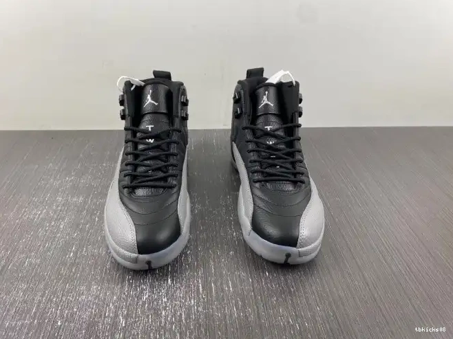 Rep TBkick 12 CT8013-019 Grey Air Wolf Jordan Black 0618